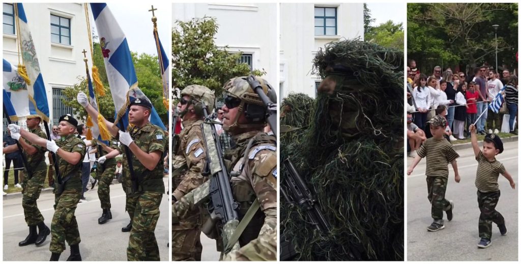 H στρατιωτική παρέλαση για τα 102 χρόνια από την απελευθέρωση της Αλεξανδρούπολης (βίντεο)