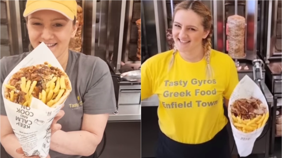 Βρετανία: Το πιτόγυρο σε μέγεθος… κεφαλιού από το Λονδίνο γίνεται viral στο TikTok