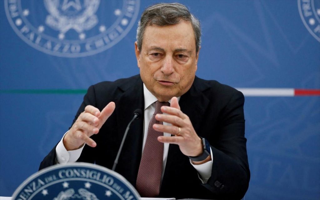 Μ.Ντράγκι: «Η Ιταλία επιθυμεί να δει τη Μόσχα στο τραπέζι των διαπραγματεύσεων»