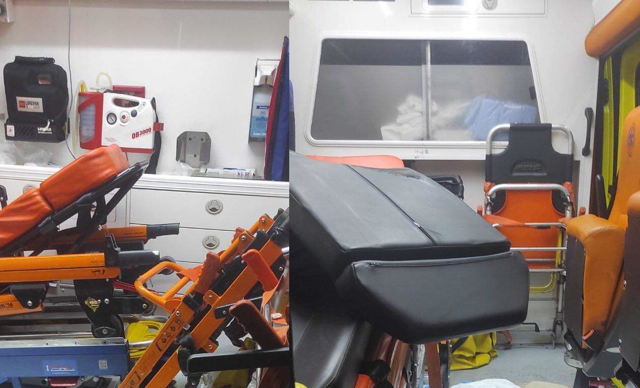 Νέα επίθεση σε πλήρωμα του ΕΚΑΒ – Γυναίκα έκανε…λαμπόγυαλο το ασθενοφόρο