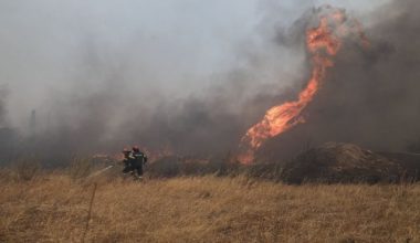 Πυρκαγιά σε οικοπεδικό χώρο στα Καλύβια