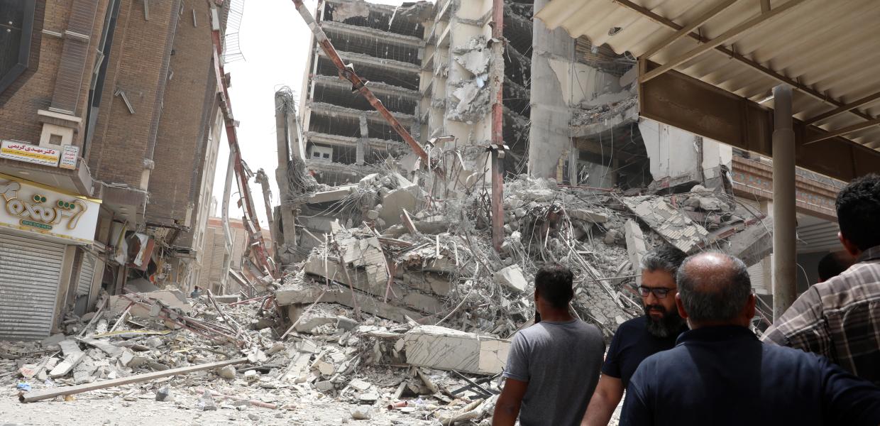Ιράν: Στους 19 οι νεκροί από την κατάρρευση του πολυώροφου κτιρίου
