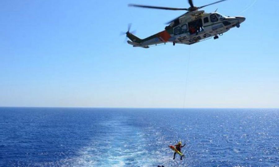 Επιχείρηση αεροδιακομιδής ναυτικού λόγω αδιαθεσίας από πλοίο που έπλεε βόρεια της Κρήτης