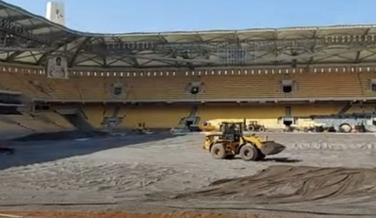 ΑΕΚ: Ξεκίνησε η τοποθέτηση ειδικού χώματος στην Αγιά Σοφιά (βιντεο)