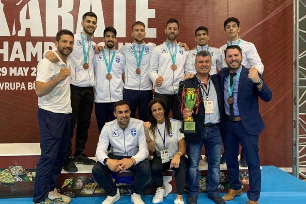Ευρωπαϊκό Πρωτάθλημα Καράτε: Στην πέμπτη θεση η Ελλάδα ανάμεσα σε 45 χώρες η Ελλάδα με πέντε μετάλλια