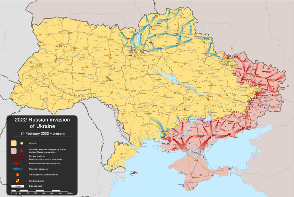 Β.Ζελένσκι: «Η Ρωσία κατέχει έκταση μεγαλύτερη από όλη την Μπενελούξ» – Παραδοχή ήττας από το Κίεβο