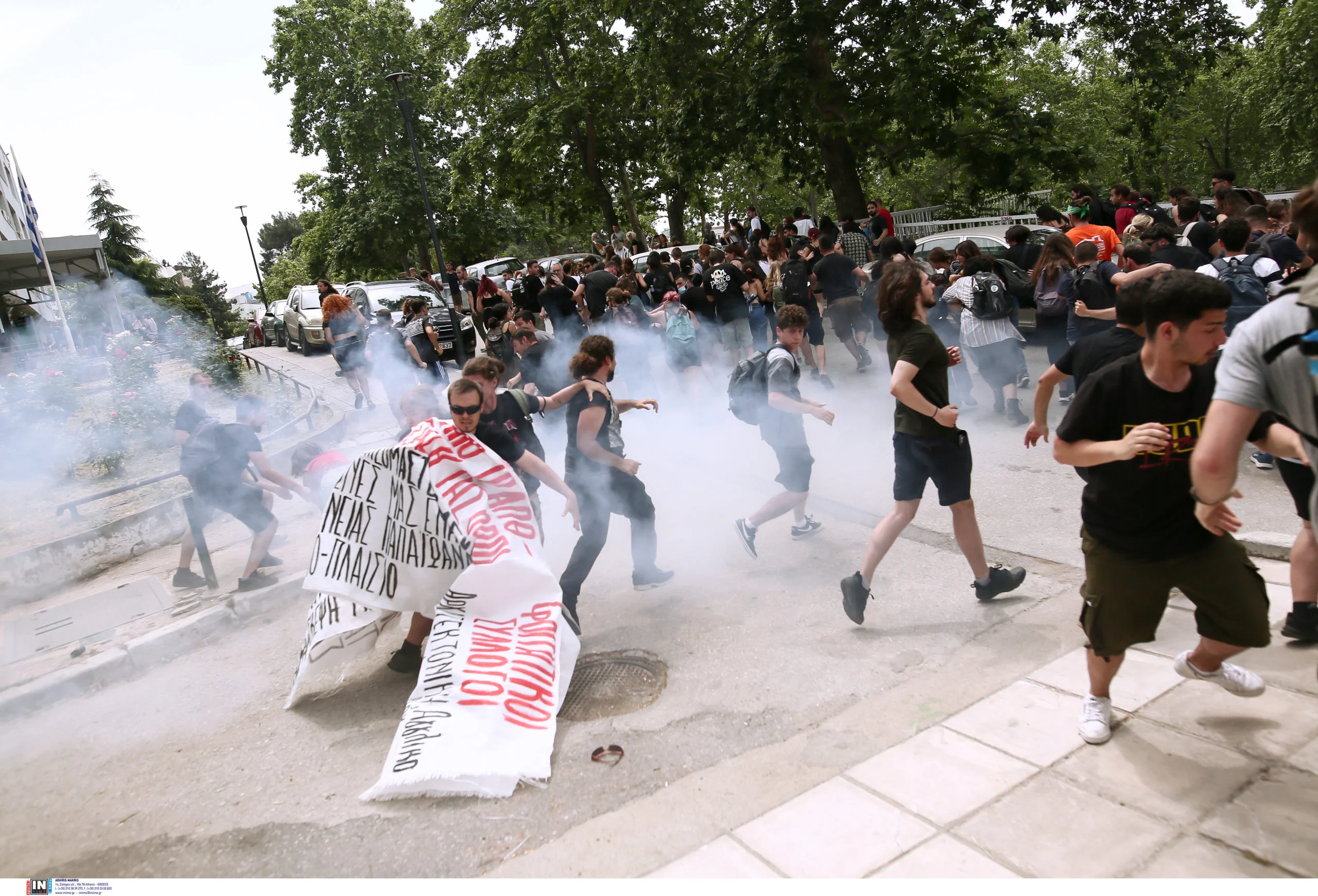 Ελεύθεροι αφέθηκαν οι δύο φοιτητές για τα επεισόδια στο ΑΠΘ
