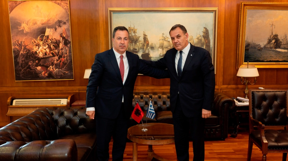Συνάντηση Παναγιωτόπουλου με τον Αλβανό υπουργό Άμυνας