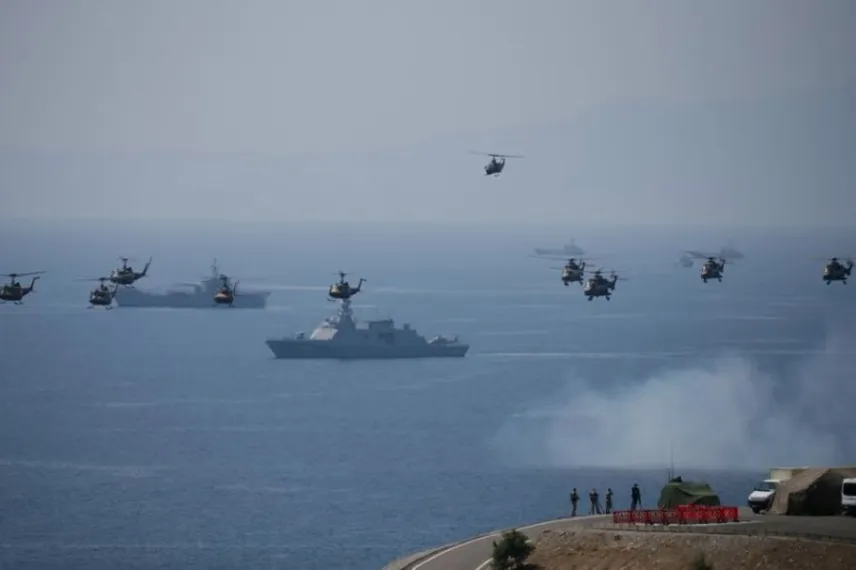 Άσκηση «EFES 2022»: Το τουρκικό υπουργείο Άμυνας έδωσε στη δημοσιότητα βίντεο με πραγματικά πυρά από κορβέτες 