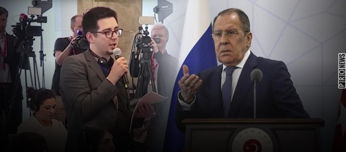 Σ.Λαβρόφ σε Ουκρανό δημοσιογράφο για τα «περί κλοπής ουκρανικών σιτηρών»: «Νομίζεις όλοι κλέβουν όπως εσείς;»