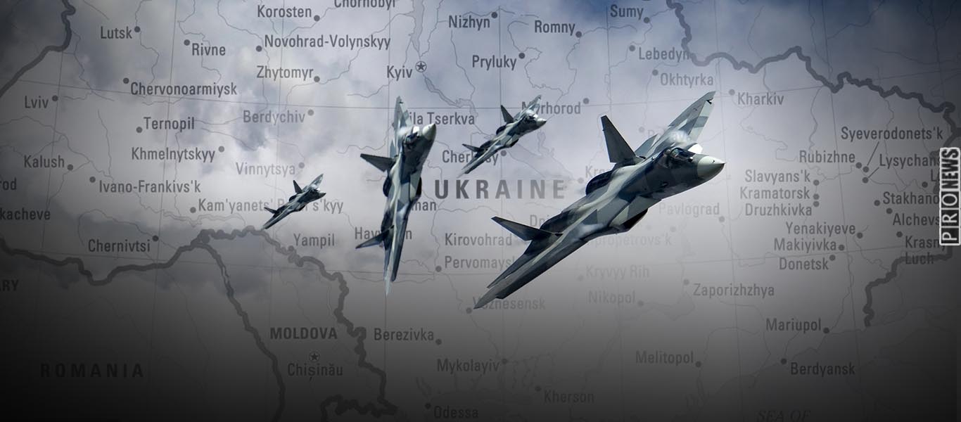 Η ρωσική αεροπορία πραγματοποίησε αποστολή καταστολής αεράμυνας στην Ουκρανία με 4 Su-57