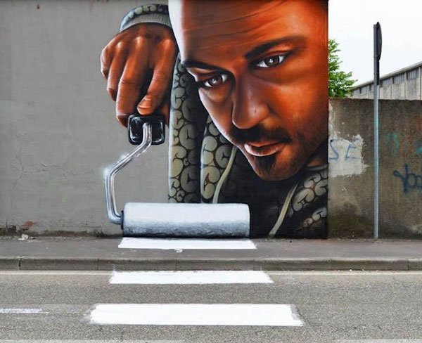 Εντυπωσιακά: Έξυπνα γκράφιτι που αλληλεπιδρούν με το αστικό περιβάλλον