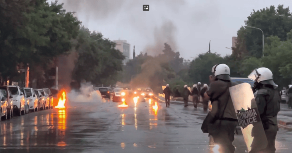 Θεσσαλονίκη: Έξι προσαγωγές μετά τα επεισόδια στο κέντρο της πόλης