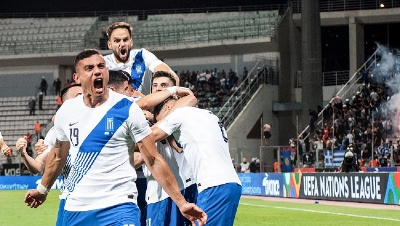 Nations League, Ελλάδα – Κόσοβο 2-0: Πρωτιά και άνοδος – Δείτε τα γκολ