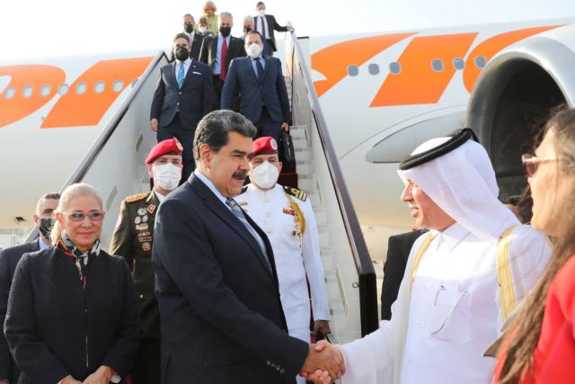 Επίσκεψη Ν.Μαδούρο στο Κατάρ – Συνεχίζει την περιοδεία του στη Μέση Ανατολή