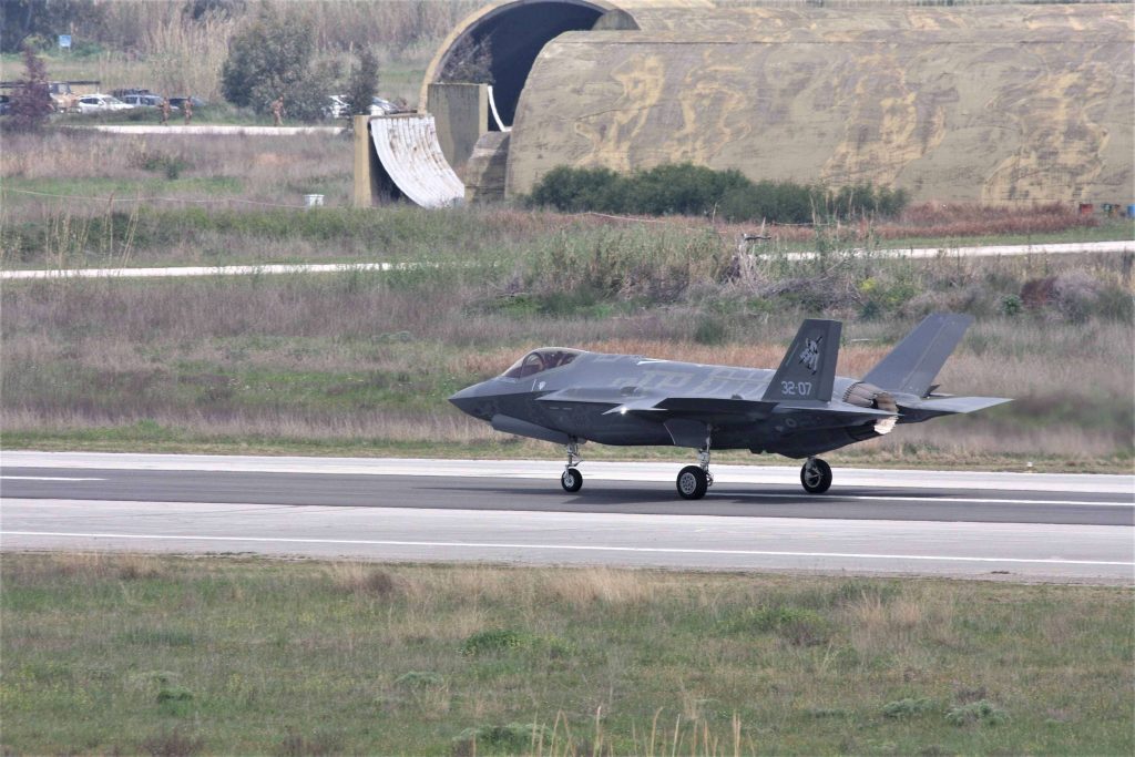 Μαχητικά αεροσκάφη F-35 της Εθνικής Φρουράς του Βερμόντ προσγειώθηκαν για πρώτη φορά στα Σκόπια