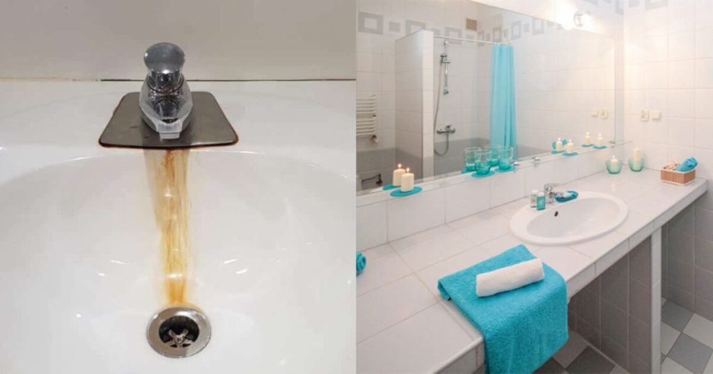 Η λύση για να εξαφανίσετε την σκουριά από νιπτήρα και μπανιέρα βρίσκεται στην κουζίνα σας