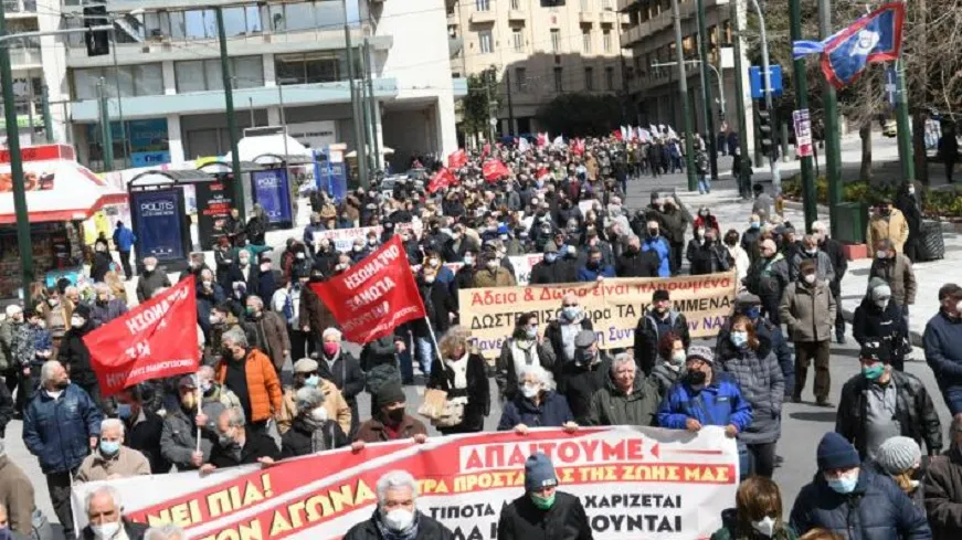 Συγκέντρωση συνταξιούχων σήμερα με πορεία προς το Μαξίμου – Τα αιτήματά τους