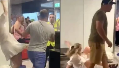 Μεθυσμένος Βρετανός πέταξε κάτω τη γυναίκα του και χτύπησε με μπουνιές τους δύο υπαλλήλους του αεροδρομίου