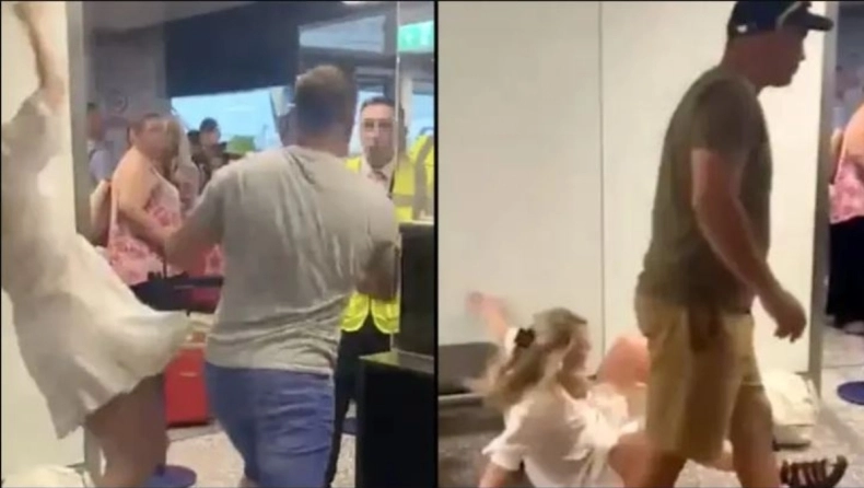 Μεθυσμένος Βρετανός πέταξε κάτω τη γυναίκα του και χτύπησε με μπουνιές τους δύο υπαλλήλους του αεροδρομίου