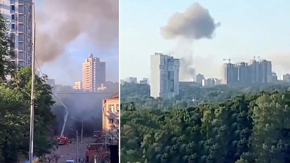 Εκρήξεις στο κέντρο του Κιέβου – Νέο ρωσικό πυραυλικό χτύπημα