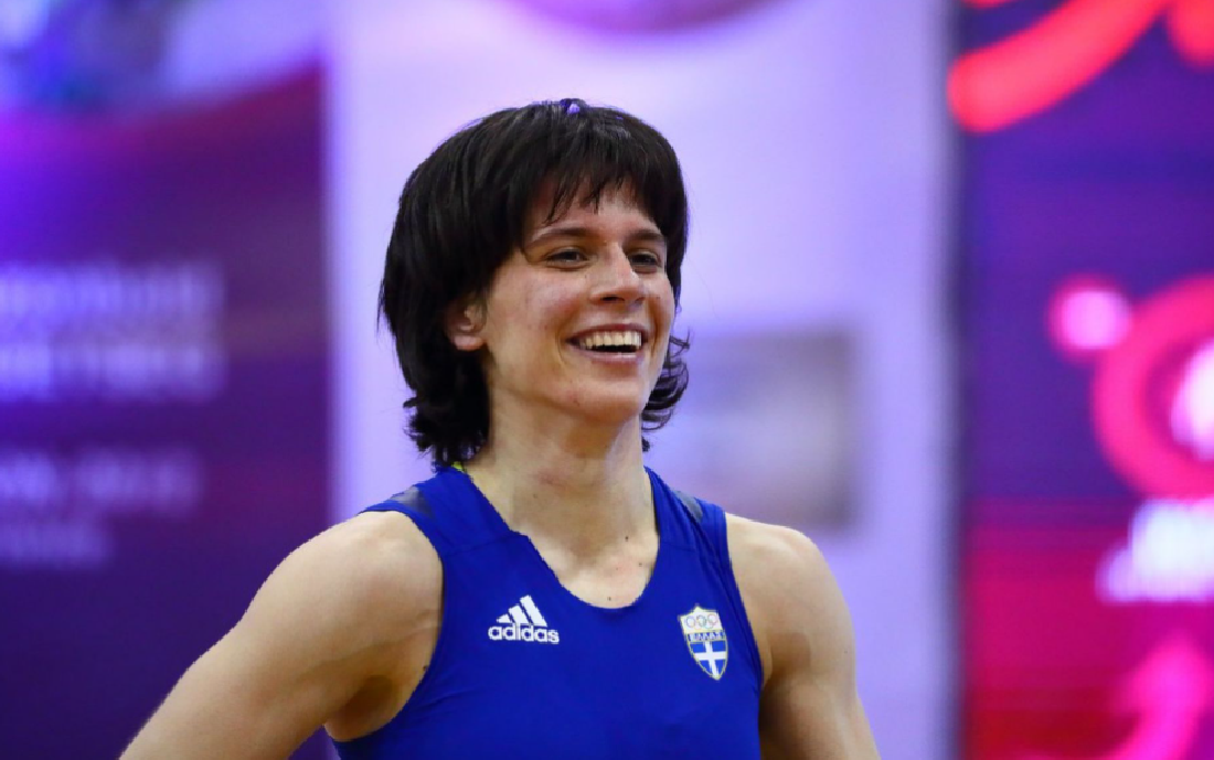 Μαρία Πρεβολαράκη: Κατέκτησε το χρυσό μετάλλιο στα 53κ της ελευθέρας πάλης στους Μεσογειακούς Αγώνες
