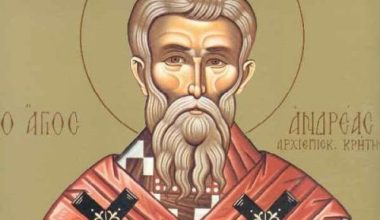 Ποιος ήταν ο Άγιος Ανδρέας ο Αρχιεπίσκοπος Κρήτης που τιμάται σήμερα;