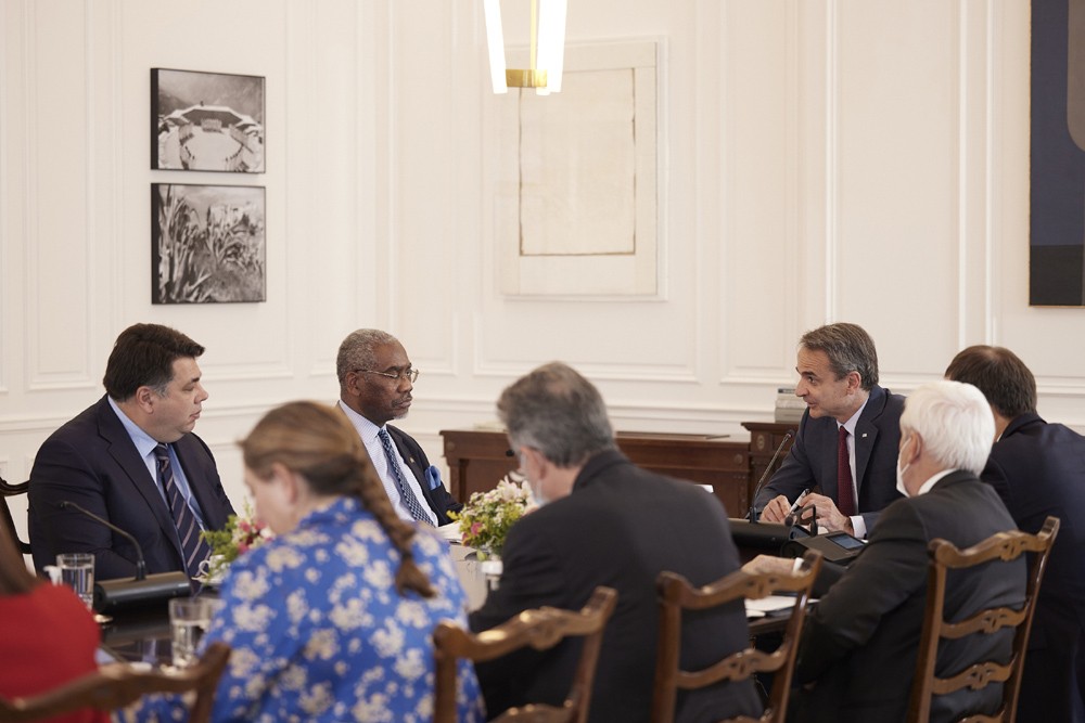 Κ.Μητσοτάκης: Συζήτησε την περαιτέρω ενίσχυση της ελληνοαμερικανικής συνεργασίας με βουλευτές των ΗΠΑ