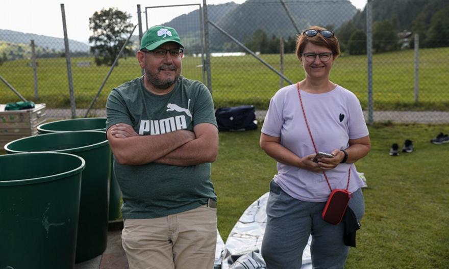 Παναθηναϊκός: Ζευγάρι ταξίδεψε 600 χιλιόμετρα για να δει από κοντά την προπόνηση των «πρασίνων»