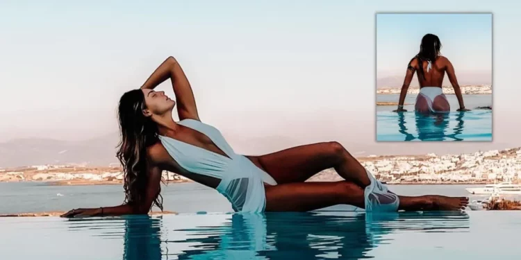 Βρισηίδα Ανδριώτου: Ανεβάζει τη θερμοκρασία στη Πάρο – Θαυμάστε την!