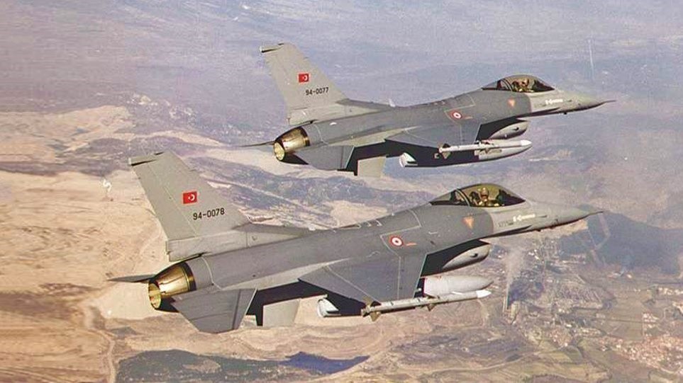 Οχτώ εμπλοκές με τουρκικά F-16 πάνω από το Αιγαίο – 26 παραβιάσεις συνολικά