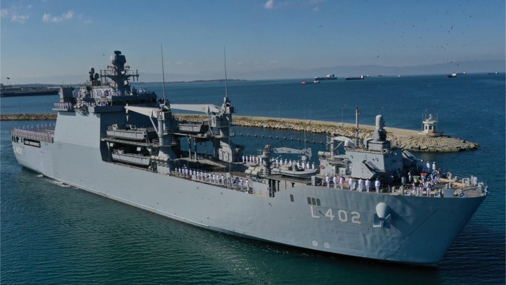 Με υποβρύχιο, φρεγάτα και αποβατικό η τουρκική φιέστα της «επετείου» εισβολής τους στην Κύπρο