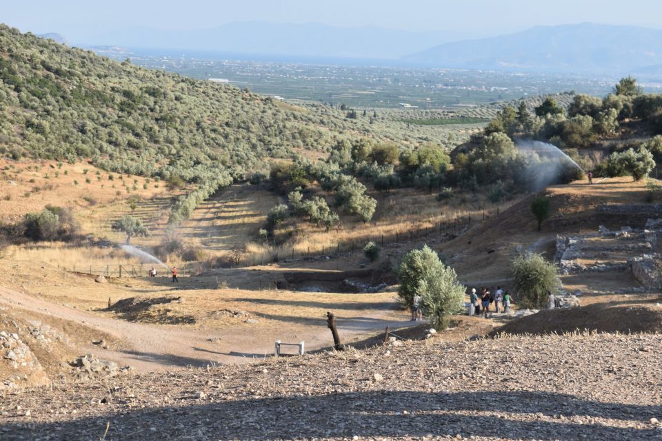Αρχαιολογικός χώρος Μυκηνών: Παραδόθηκε το ολοκληρωμένο σύστημα πυρόσβεσης