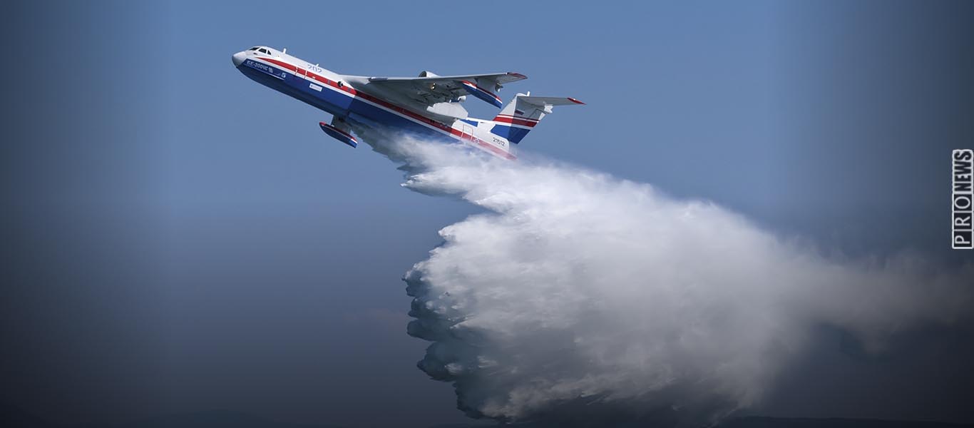 BE-200: Η παρουσία του ρωσικού «γίγαντα» ήταν απαραίτητη για την αντιμετώπιση της «κόλασης» στην Πεντέλη