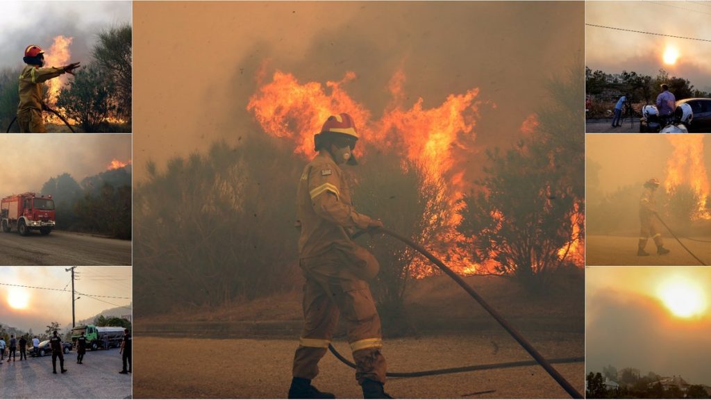 Κάτοικος Πικερμίου: «Η φωτιά βρίσκεται σχεδόν στην πλάτη μας – Δαιμονισμένος ο αέρας»