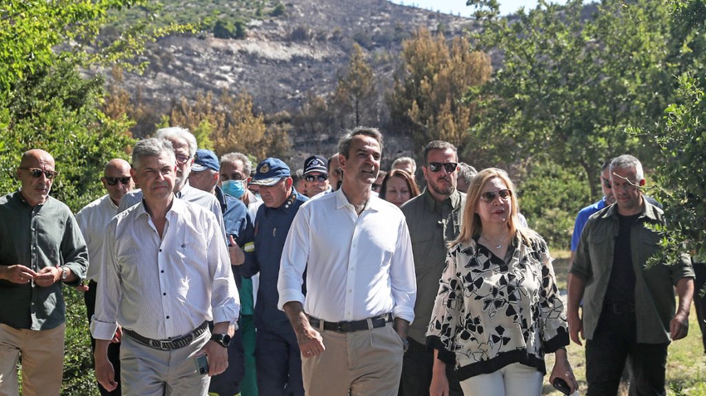 Κ.Μητσοτάκης από Πεντέλη: «Ο αριθμός των σπιτιών που έχουν υποστεί ζημιά είναι πολύ περιορισμένος»