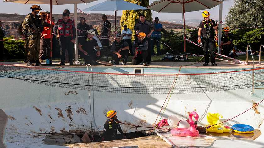 Ισραήλ: Τρύπα άνοιξε ξαφνικά σε πισίνα – «Ρούφηξε ανθρώπους σε δευτερόλεπτα»