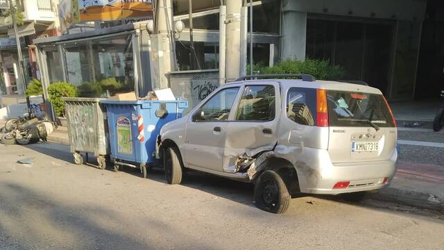 Τρομακτικό τροχαίο στο Γαλάτσι: Τούμπαρε το αυτοκίνητο και σώθηκε από θαύμα