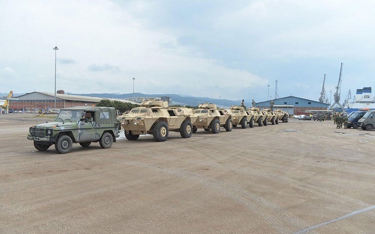 Θεσσαλονίκη: Άλλα 90 τεθωρακισμένα τροχοφόρα οχήματα Μ1117 παρέλαβε ο Στρατός (φωτο)
