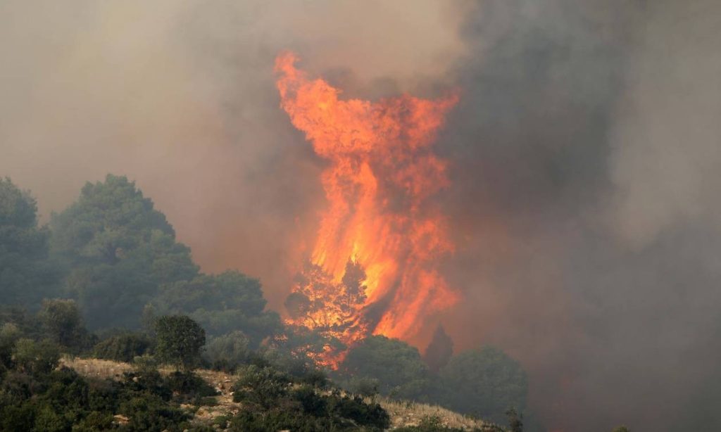 Χαλκιδική: Καλύτερη η εικόνα στις φωτιές σε Ν. Μαρμαρά και Φούρκα – Που επιχειρούν εναέρια μέσα