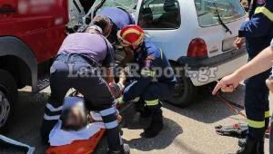 Λαμία: Ηλικιωμένη συγκρούστηκε με το Ι.Χ της με όχημα της οδικής βοήθειας
