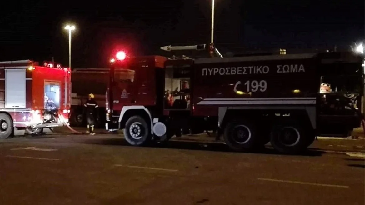 Πυρκαγιά σε βιοτεχνία στον Άγιο Δημήτριο