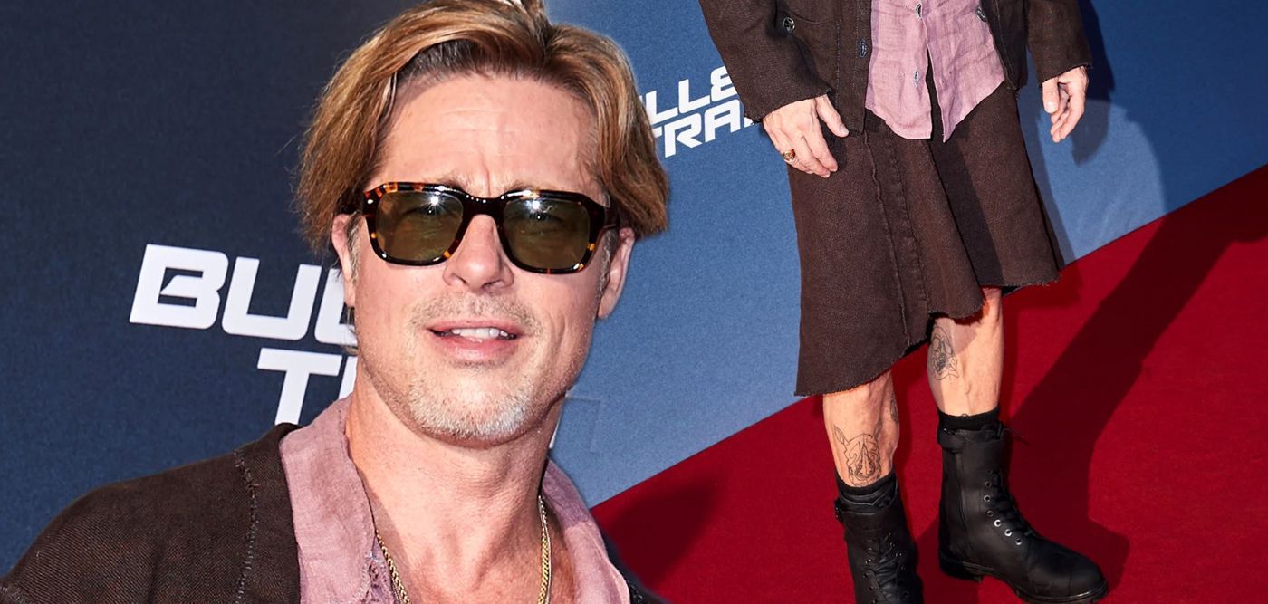 Μπραντ Πιτ: Αυτός είναι ο λόγος που φόρεσε φούστα στην πρεμιέρα της νέας του ταινίας