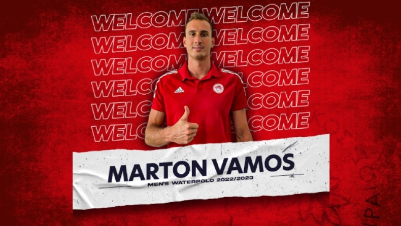 Στον Ολυμπιακό ο παγκόσμιας κλάσης πολίστας Μ.Βάμος – Υπέγραψε μονοετές συμβόλαιο