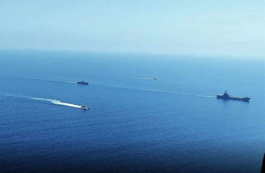 Πραγματοποιήθηκαν οι συνεκπαιδεύσεις μονάδων του Στόλου με γαλλική φρεγάτα & μονάδες της Διοίκησης Ναυτικού Κύπρου (φώτο)