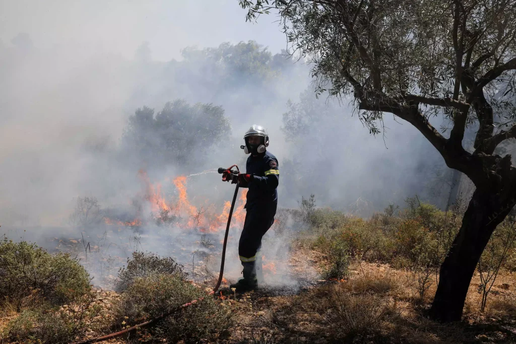 Λακωνία: Οριοθετήθηκε η πυρκαγιά στη Βασιλική