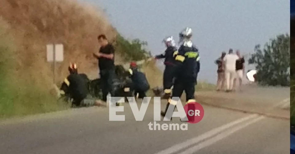 Εύβοια: Σοβαρό τροχαίο στην Τριάδα – Στο νοσοκομείο για τις πρώτες βοήθειες ο οδηγός