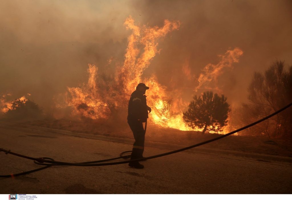 Φωτιά στην Ορεινή Σερρών