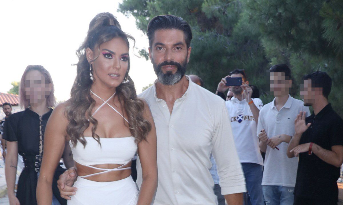 «Λιώνουν» από έρωτα Β.Ανδριώτου & Σ.Μαρτίκας – Το ερωτικό ενσταντανέ στη Μύκονο (βίντεο)