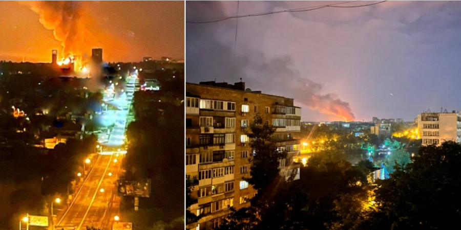 Ουκρανία: Τοξική αμμωνία εκλύεται από φλεγόμενο ζυθοποιείο στη Ντανιέτσκ που βομβαρδίστηκε από το Κίεβο
